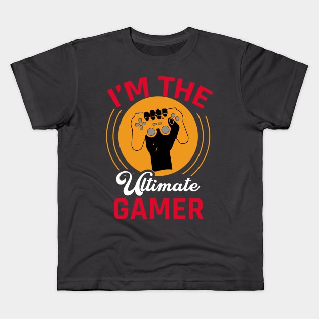 The Ultimate Gamer Kids T-Shirt by Kingdom Arts and Designs